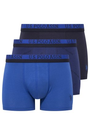 U.S. POLO ASSN. 3Pack modalové boxerky 80522  